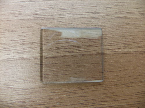 RECT GLASS - RND'D EDGES - CURVED SURFACE - 24.55MM X 20.9MM - GB804 - GS804