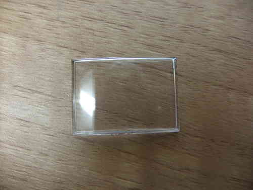 RECTANGLE ACRYLIC UB - WALLED - SITS ARCHED ONE WAY - 24.8MM X 17.0MM