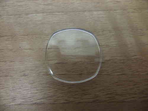 ACRYIC SQ UB - WALLED - ROUNDED SIDES - SITS FLAT - K758 - 28.8MM X 27.5MM