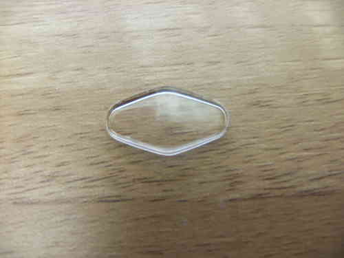 ROUNDED DIAMOND WALLED UB SHAPE - 18.0MM X 9.6MM - CURVED SURFACE