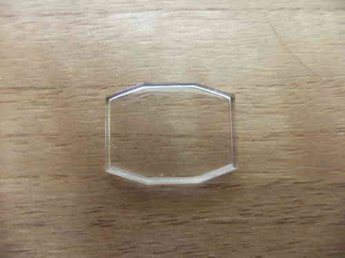 8 SIDED POLYGON - WALLED ACRYLIC - 19.9MM X 14.9MM - POSSIBLE CODES CF930 - CF330