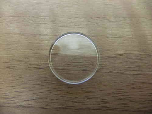 ROUND ACRYLIC - FLAT TOP - SMALL BEZ - 19MM - D926
