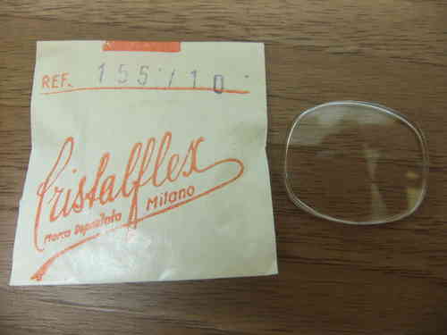 Rectangle Slightly Oval - Crtistalflex 155/10 - Walled - 27.8mm x 22.7mm - Fibo Mod 2138 - ERA 1975