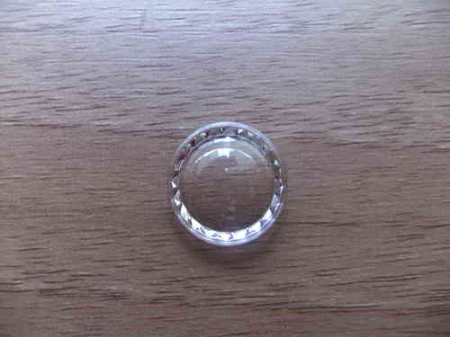 ROUND ACRYLIC - FACETED PATTERN - 15.05MM - CF291 - CF296