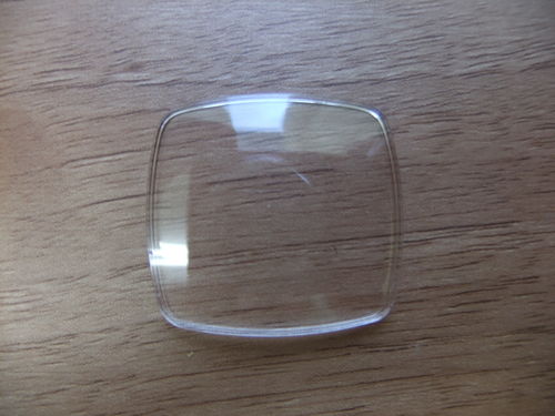 RECTANGLE ACRYLIC UB - WALLED - CRVD SURFACE - 28.6MM X 26.1MM - Q592