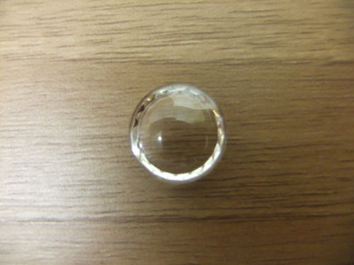 ROUND ACRYLIC - FACETED PATTERN - 12.7MM - B251 - MD1