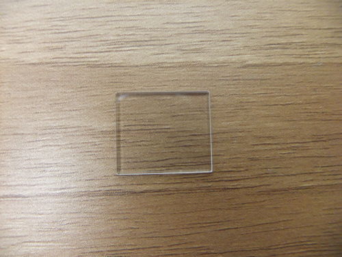 RECTANGLE GLASS - .8 THICK - BEZ - 15.5MM X 13.0MM - LS570
