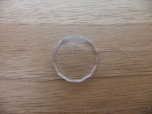 12 SIDED SHAPED WALLED ACRYLIC - 17.2MM X 17.2MM
